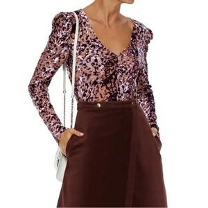 Rachel Zoe Velvet bodysuit